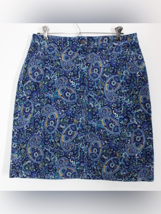 Talbots Dresses & Skirts - Talbots Navy Paisley Mini Skirt